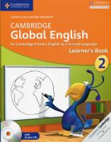 Cambridge Global English 2 Learner's Book + CD. Autor: Linse Caroline, Schottman Elly. SmakLiter.pl Okładka książki Cambridge Global English 2 Learner's Book + CD