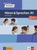 Deutsch intensiv. Horen und Sprechen A1 + audio. Autor:   Praca zbiorowa. SmakLiter.pl Okładka książki Deutsch intensiv. Horen und Sprechen A1 + audio