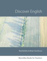 Okładka książki Discover English