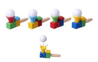 Opakowanie Dmuchawka lokomotywa drewniana