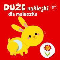 Okładka książki Duże naklejki dla maluszka - królik 1+ w.2021