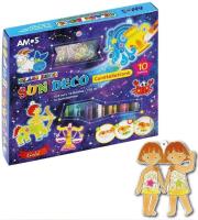 Opakowanie Farby witrażowe 10 kolorów gwiazdozbiory AMOS