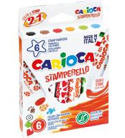 Opakowanie Flamastry stemple 6 kolorów bls CARIOCA