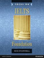 Focus on IELTS Foundation CB + MyEngLab PEARSON. Autor: Sue O'Connell. SmakLiter.pl Okładka książki Focus on IELTS Foundation CB + MyEngLab PEARSON