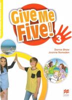 Give Me Five! 3 Activity Book + kod MACMILLAN. Autor: Donna Shaw, Joanne Ramsden. SmakLiter.pl Okładka książki Give Me Five! 3 Activity Book + kod MACMILLAN