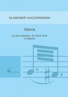 Gloria na chór mieszany a cappella. Autor: Sławomir Kaczorowski. SmakLiter.pl Okładka książki Gloria na chór mieszany a cappella