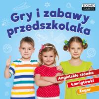 Gry i zabawy przedszkolaka Edgard Games. Autor: Opracowanie zbiorowe. SmakLiter.pl Okładka książki Gry i zabawy przedszkolaka Edgard Games