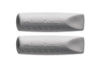 Okładka książki Gumka nakładka Grip 2001 szara 2szt FABER CASTELL