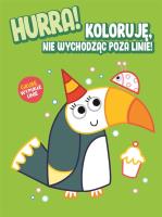 Hurra! Koloruję nie wychodząc poza linie - Tukan. Autor:   Praca zbiorowa. SmakLiter.pl Okładka książki Hurra! Koloruję nie wychodząc poza linie - Tukan