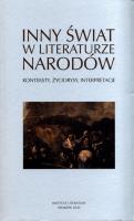 Inny świat w literaturze narodów. Autor: Justyna Pyzia. SmakLiter.pl Okładka książki Inny świat w literaturze narodów