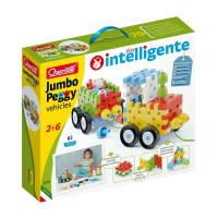 JUMBO PEGGY VEHICLES. Wydawca: Quercetti. SmakLiter.pl Opakowanie JUMBO PEGGY VEHICLES