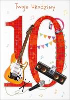 Opakowanie Karnet 10 urodziny HM-200-1000