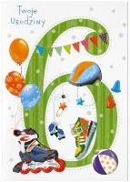 Opakowanie Karnet 6 urodziny HM-200-986