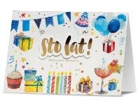 Opakowanie Karnet B6 Urodziny HM-200-1590