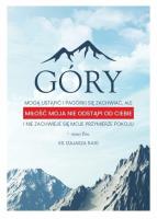 Kartka - Miłość moja nie odstąpi... - góry. Wydawca: Koinonia. SmakLiter.pl Opakowanie Kartka - Miłość moja nie odstąpi... - góry
