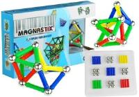 Klocki Magnetyczne Magnastix Patyczki Kulki Kolorowe 60el. Wydawca: Lean Toys. SmakLiter.pl Opakowanie Klocki Magnetyczne Magnastix Patyczki Kulki Kolorowe 60el