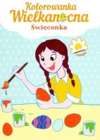 Kolorowanka Wielkanocna. Święconka. Autor: praca zbiorowa. SmakLiter.pl Okładka książki Kolorowanka Wielkanocna. Święconka