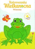 Kolorowanka Wielkanocna. Wiosna. Autor: praca zbiorowa. SmakLiter.pl Okładka książki Kolorowanka Wielkanocna. Wiosna