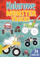 Kolorowe monster trucki. Autor: Opracowanie zbiorowe. SmakLiter.pl Okładka książki Kolorowe monster trucki