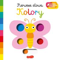 Kolory. Akademia mądrego dziecka. Pierwsze słowa. Autor: Nathalie Choux. SmakLiter.pl Okładka książki Kolory. Akademia mądrego dziecka. Pierwsze słowa