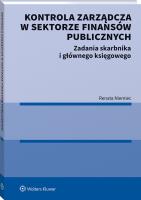Kontrola zarządcza w sektorze finansów publicznych. Autor: Niemiec Renata. SmakLiter.pl Okładka książki Kontrola zarządcza w sektorze finansów publicznych
