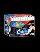 Kreda biała Colorino Kids bezpyłowa 100 sztuk. Wydawca: Patio. SmakLiter.pl Opakowanie Kreda biała Colorino Kids bezpyłowa 100 sztuk