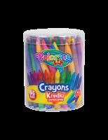Kredki świecowe Colorino Kids 64 kolorów wiaderko. Wydawca: Patio. SmakLiter.pl Opakowanie Kredki świecowe Colorino Kids 64 kolorów wiaderko