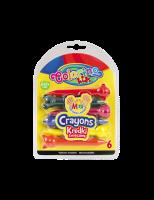 Kredki świecowe Colorino Kids Zwierzątka 6 kolorów. Wydawca: Patio. SmakLiter.pl Opakowanie Kredki świecowe Colorino Kids Zwierzątka 6 kolorów