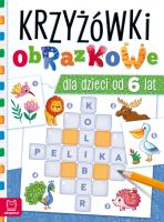 Okładka książki Krzyżówki obrazkowe dla dzieci od 6 lat