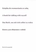 Okładka książki Książka do rozmawiania ze sobą