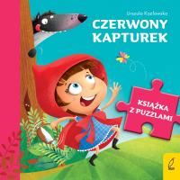 Książka z puzzlami Czerwony kapturek. Autor: Kozłowska Urszula. SmakLiter.pl Okładka książki Książka z puzzlami Czerwony kapturek