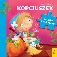 Książka z puzzlami Kopciuszek. Autor: Kozłowska Urszula. SmakLiter.pl Okładka książki Książka z puzzlami Kopciuszek