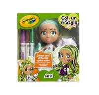 Lalka Colour'n'Style Friends Jade CRAYOLA. Wydawca: Crayola. SmakLiter.pl Opakowanie Lalka Colour'n'Style Friends Jade CRAYOLA