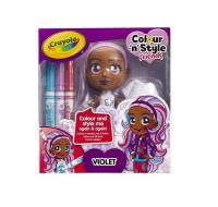 Lalka Colour'n'Style Friends Violet CRAYOLA. Wydawca: Crayola. SmakLiter.pl Opakowanie Lalka Colour'n'Style Friends Violet CRAYOLA