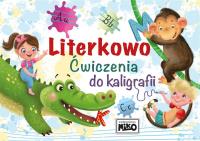 Literkowo. Ćwiczenia do kaligrafii. Autor: Wydawnictwo NIKO. SmakLiter.pl Okładka książki Literkowo. Ćwiczenia do kaligrafii