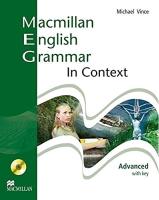 MACMILLAN ENGLISH GRAMMAR IN CONTEXT ADV.NO KEY-MACMILLAN. Autor: Clarke/Cormick. SmakLiter.pl Okładka książki MACMILLAN ENGLISH GRAMMAR IN CONTEXT ADV.NO KEY-MACMILLAN