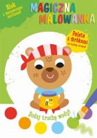 Okładka książki Magiczna malowanka z farbkami - Miś
