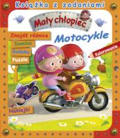Mały chłopiec. Książka z zadaniami. Motocykle. Autor: Agathe Clair, Alexis Nesme. SmakLiter.pl Okładka książki Mały chłopiec. Książka z zadaniami. Motocykle