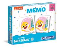 Memo Baby Shark. Wydawca: Clementoni. SmakLiter.pl Opakowanie Memo Baby Shark