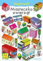 Okładka książki Miasteczko zwierząt Wycinanki