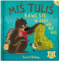 Miś Tuliś bawi się w chowanego wyd. 2. Autor: David Melling. SmakLiter.pl Okładka książki Miś Tuliś bawi się w chowanego wyd. 2