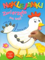 Naklejanki. Zwierzęta na wsi. Autor: J. Beaumont. SmakLiter.pl Okładka książki Naklejanki. Zwierzęta na wsi