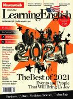 Okładka książki Newsweek Learning English 1/2021