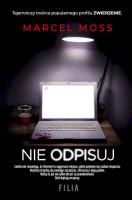 Nie odpisuj wyd. kieszonkowe. Autor: MARCEL MOSS. SmakLiter.pl Okładka książki Nie odpisuj wyd. kieszonkowe