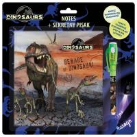 Notes w twardej oprawie+sekretny pisak dinozaur 14. Wydawca: Derform. SmakLiter.pl Opakowanie Notes w twardej oprawie+sekretny pisak dinozaur 14