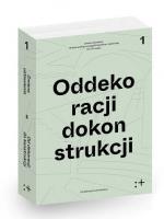 Od dekoracji do konstrukcji. Autor: Dorota Jarząbek-Wasyl, Świątkowska Wanda. SmakLiter.pl Okładka książki Od dekoracji do konstrukcji