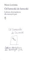 Okładka książki Od ławeczki do ławeczki. Lektura obowiązkowa dla starszych pań