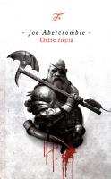 Ostre cięcia. Cykl Pierwsze prawo. Autor: Abercrombie Joe. SmakLiter.pl Okładka książki Ostre cięcia. Cykl Pierwsze prawo