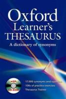Okładka książki Oxford Learner's Thesaurus with CD ROM. A Dictionary Of Synonyms