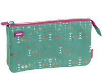 Opakowanie Piórnik Milan 5 komorowy COPPER III zielony